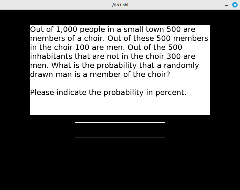 Berlin Numeracy Test screenshot