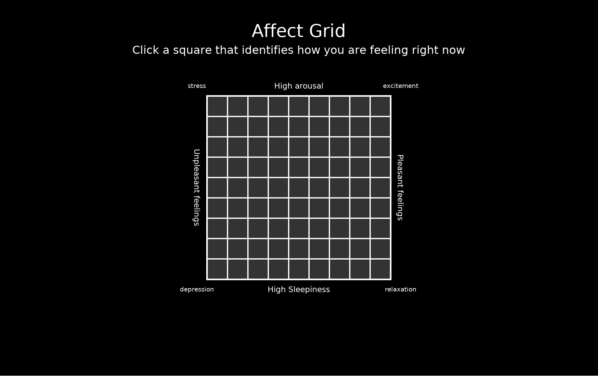 Affect Grid screenshot