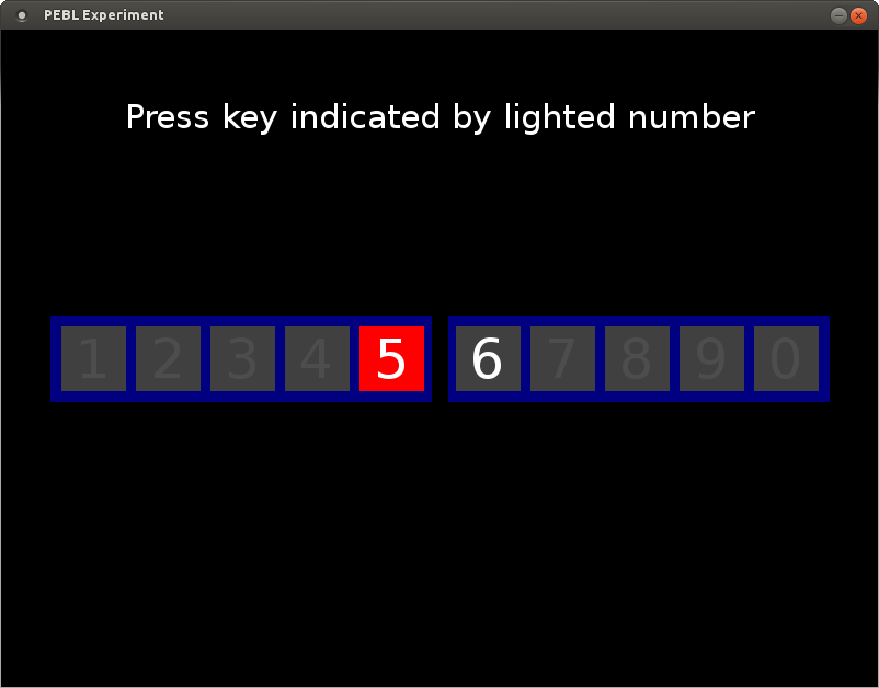 Hick's Law Task screenshot