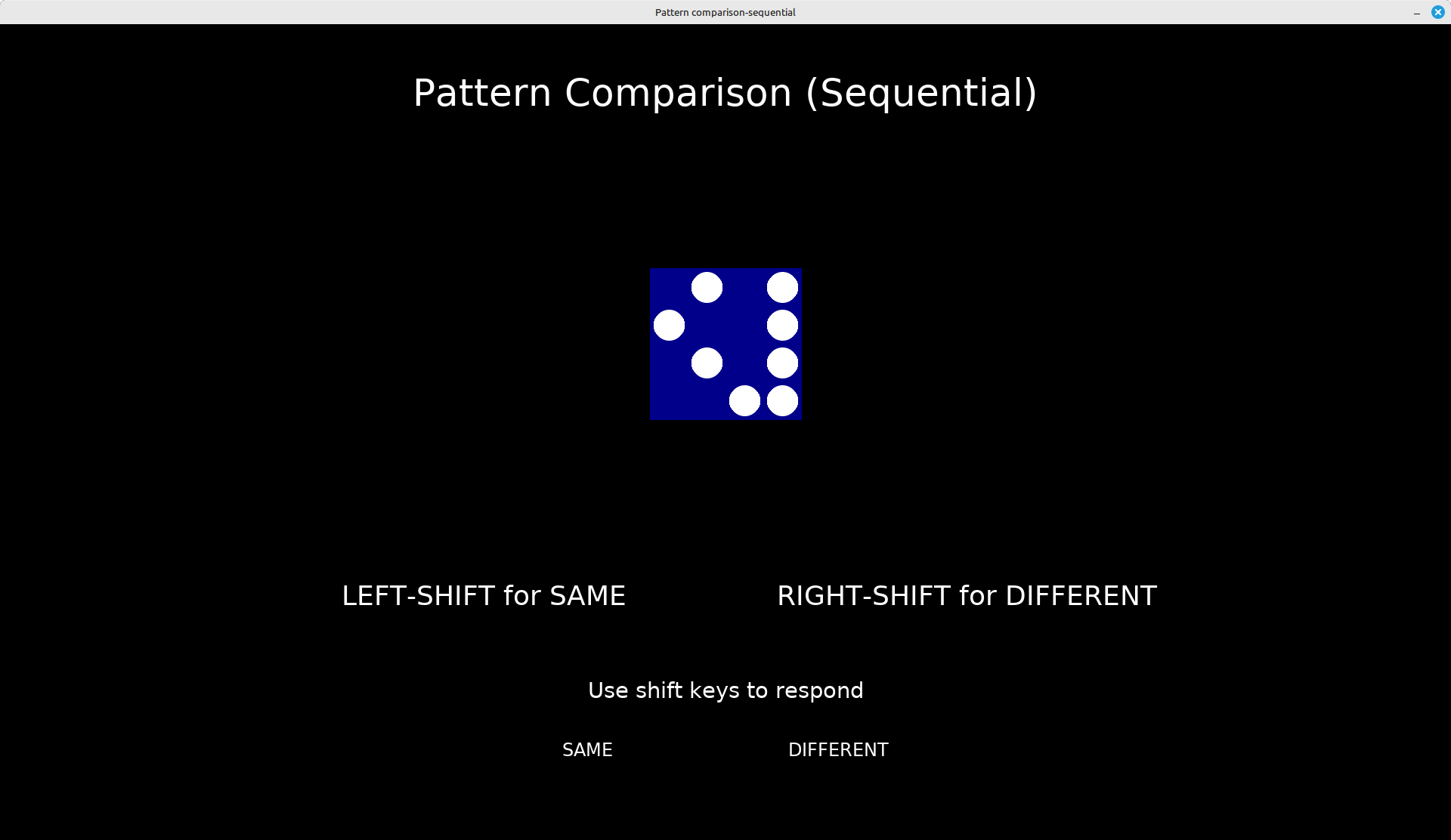 Pattern Comparison (Sequential) screenshot