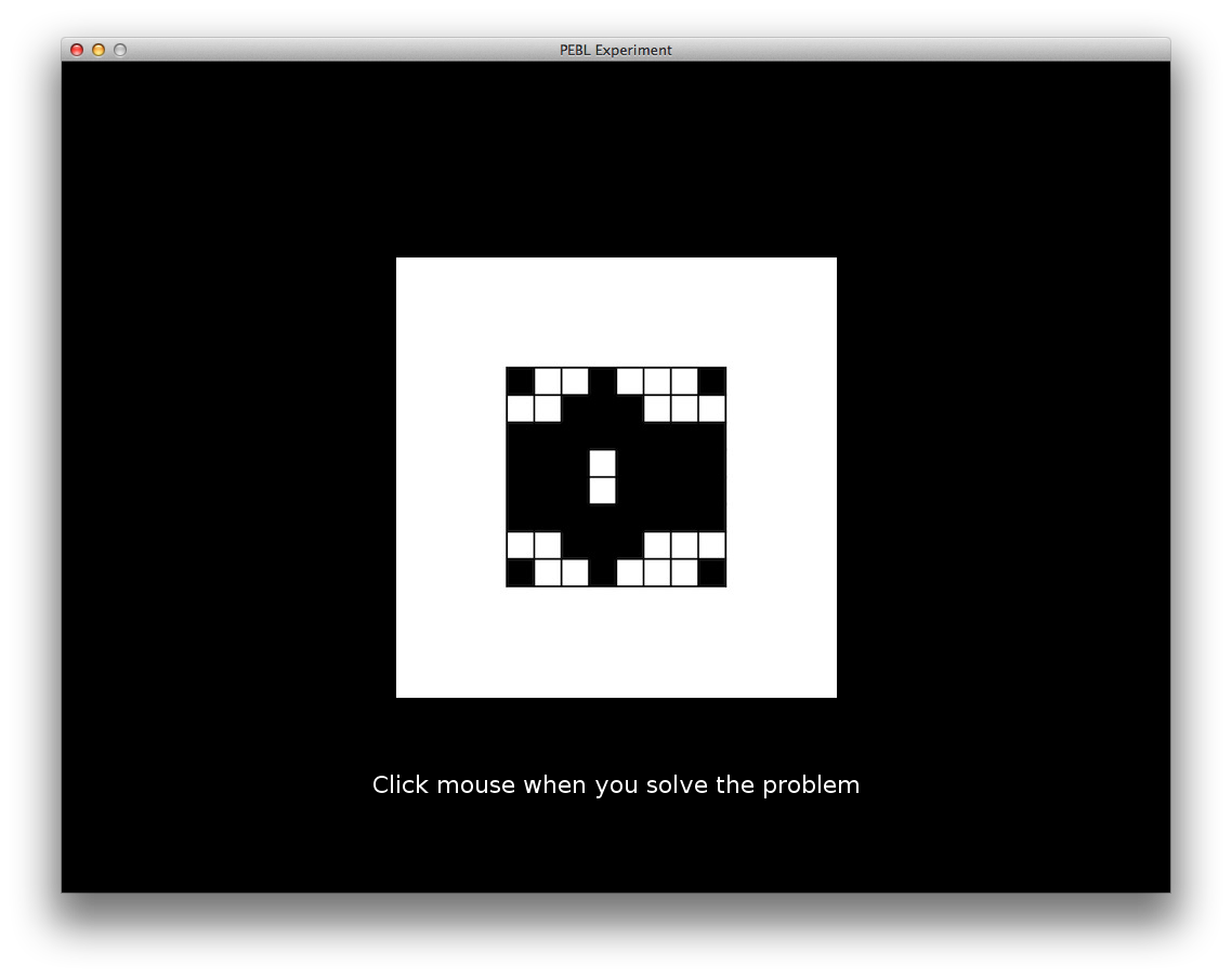 Symmetry Span Task screenshot